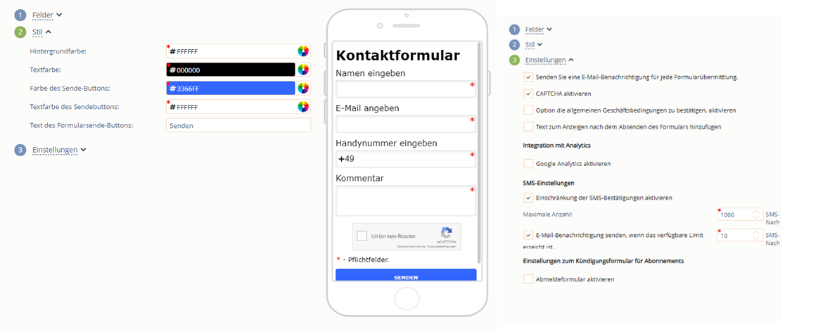 Online-Formulare – Personalisiertes Marketing, DSGVO-konform