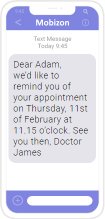 Doctor’s appointment reminder